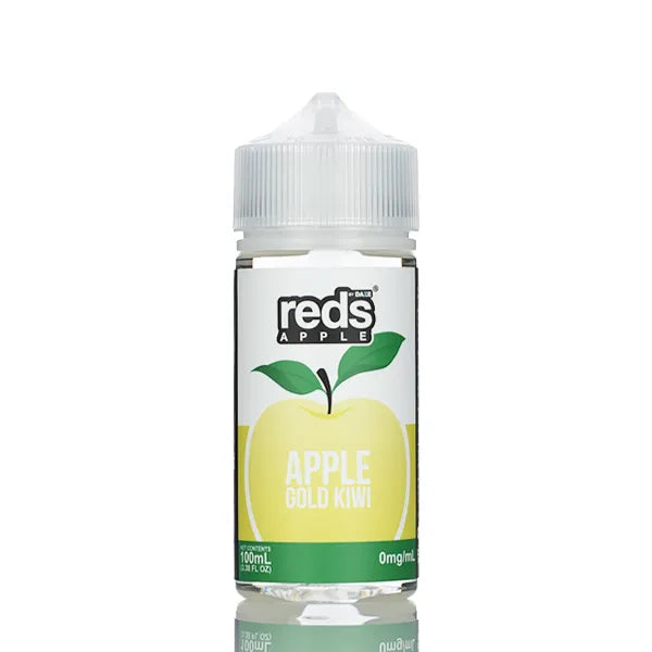 7 Daze Reds Apple - No Nicotine Vape Juice - 100ml - Black Coral
